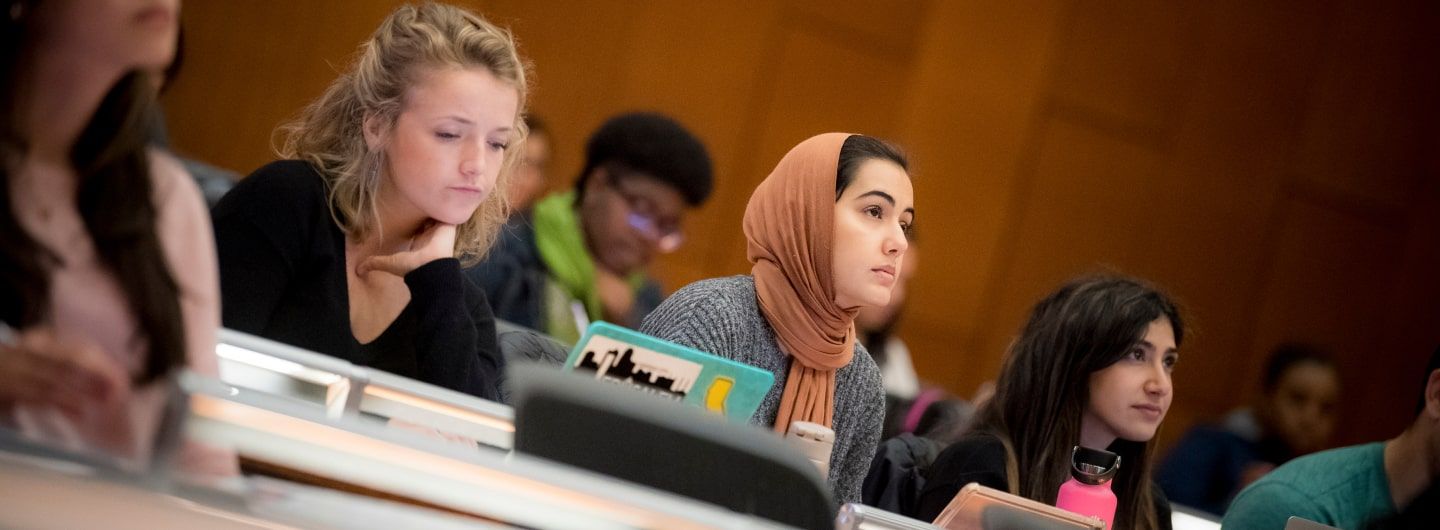 students in class