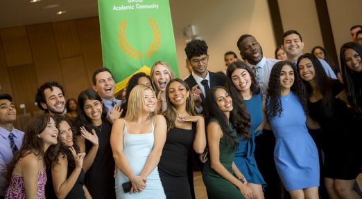 medical students at an event